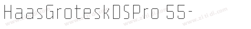 HaasGroteskDSPro 55字体转换